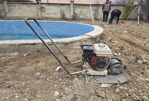 Bau- und Reparaturarbeiten an einem Haus in Balchik
