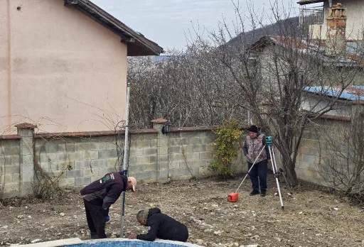Bau- und Reparaturarbeiten an einem Haus in Balchik