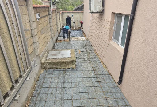 Bau- und Reparaturarbeiten an einem Haus in Balchik
