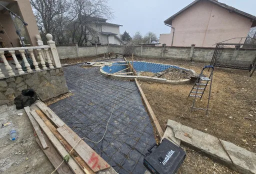 Bau- und Reparaturarbeiten an einem Haus in Balchik