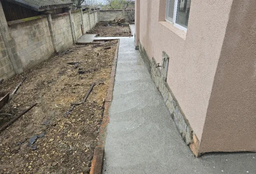 Bau- und Reparaturarbeiten an einem Haus in Balchik