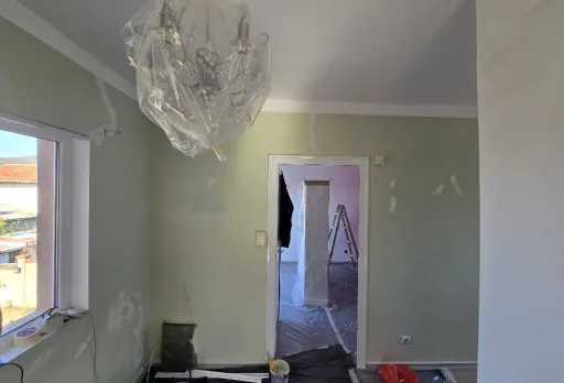 Bau- und Reparaturarbeiten an einem Haus in Balchik