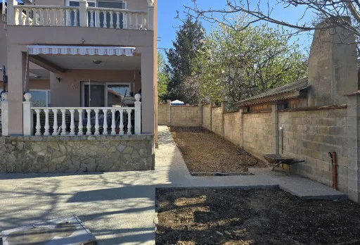 Bau- und Reparaturarbeiten an einem Haus in Balchik