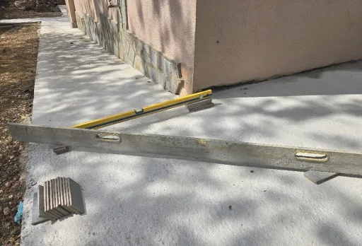 Bau- und Reparaturarbeiten an einem Haus in Balchik