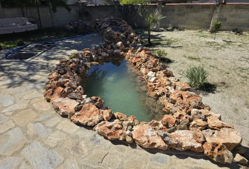 Bau- und Reparaturarbeiten an einem Haus in Balchik