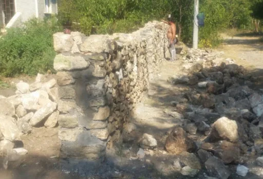 Строителство на масивна ограда в с. Бежаново до Дуранкулак