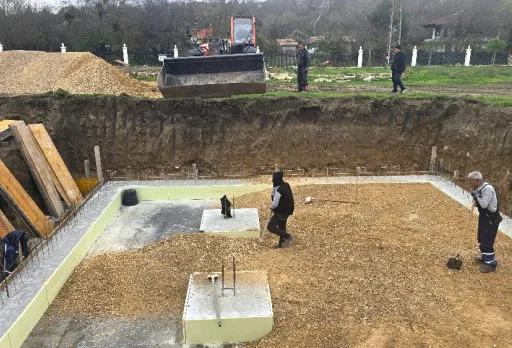 Строителство на къща във Варна, Долище