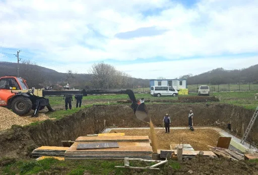 Строителство на къща във Варна, Долище