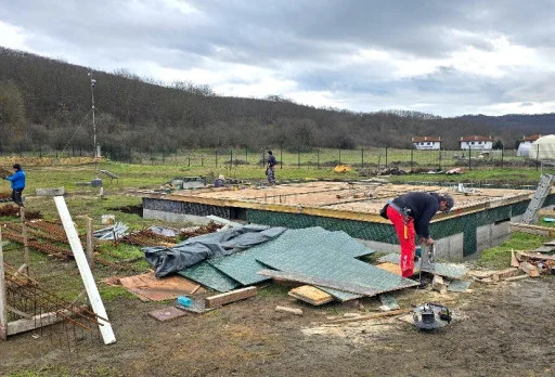 Строителство на къща във Варна, Долище