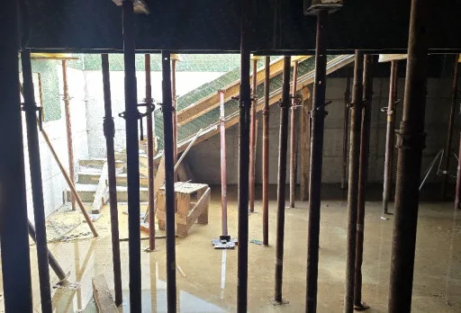 Строителство на къща във Варна, Долище