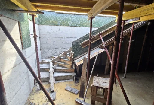 Строителство на къща във Варна, Долище