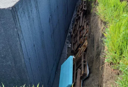 Bau eines Holzbauhauses in der Nähe von Varna