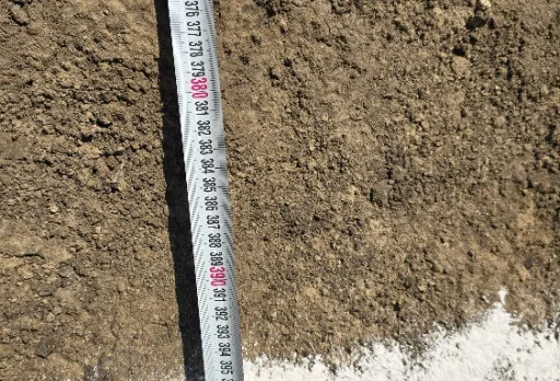 Construction of foundations for a photovoltaic power plant near Dobrich