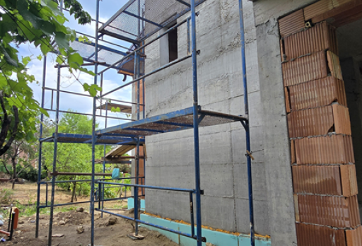 Finishing work on a single-family house in Varna