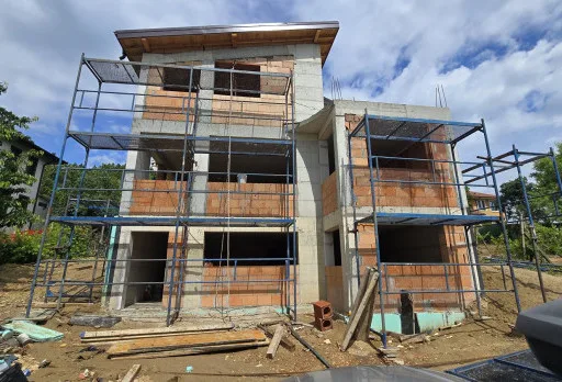 Finishing work on a single-family house in Varna