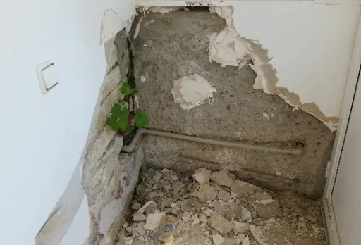 Bau- und Reparaturarbeiten an einem Haus in Balchik