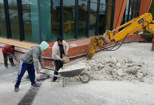 Строителство на рампа с подово отопление във Варна