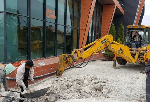 Строителство на рампа с подово отопление във Варна