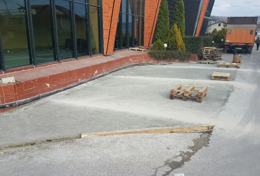 Строителство на рампа с подово отопление във Варна