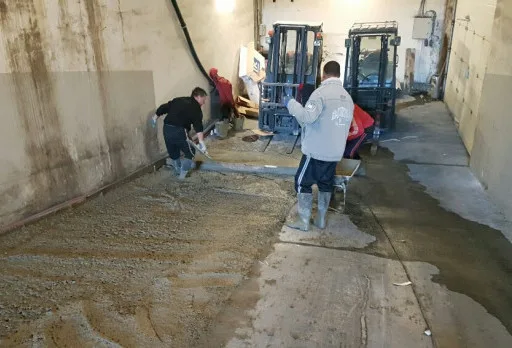 Строителство на рампа с подово отопление във Варна