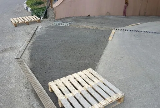 Строителство на рампа с подово отопление във Варна