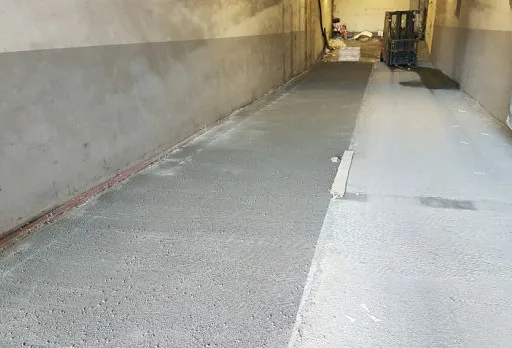 Строителство на рампа с подово отопление във Варна