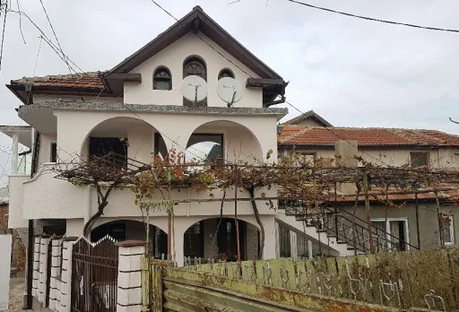 Reparaturarbeiten an einem Haus in Dobrich