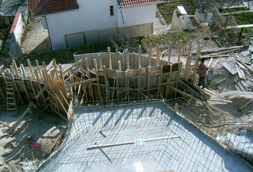 Строителство на инфинити басейн в Балчик, Албена