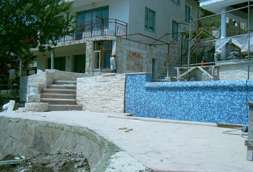 Строителство на инфинити басейн в Балчик, Албена