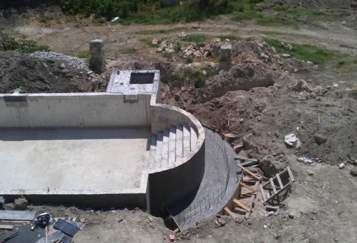 Строителство на басейн в Балчик, с. Рогачево