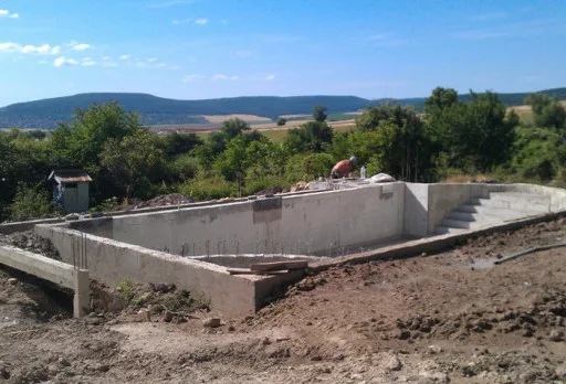 Строителство на басейн в Балчик, с. Рогачево