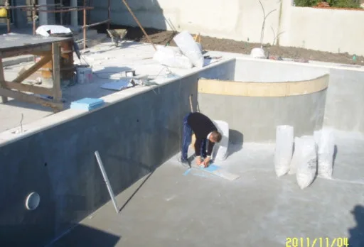 Строителство на басейн в Балчик, с. Рогачево