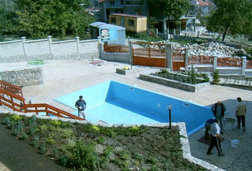 Строителство на басейн в Балчик, с. Рогачево