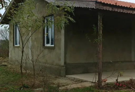 Reparaturarbeiten an einem Haus in der Region Balchik