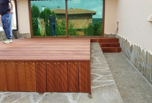 Building and repair works of a house near Albena