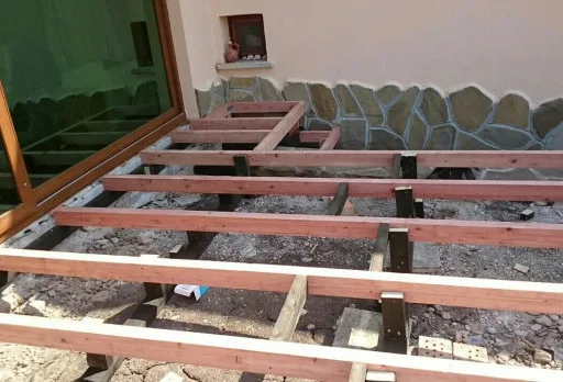 Building and repair works of a house near Albena