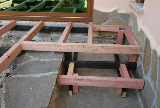 Building and repair works of a house near Albena