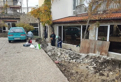 Building a retaining wall, ramp and steps in Albena area