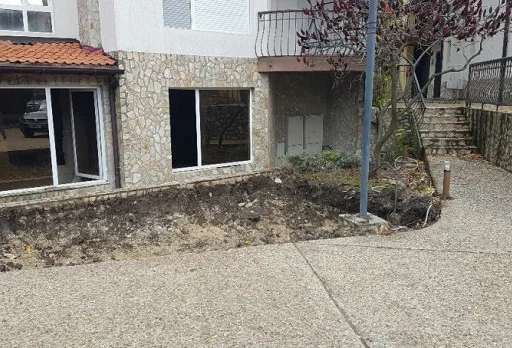 Building a retaining wall, ramp and steps in Albena area