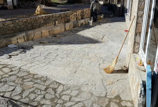 Building a retaining wall, ramp and steps in Albena area