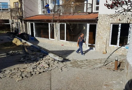 Building a retaining wall, ramp and steps in Albena area