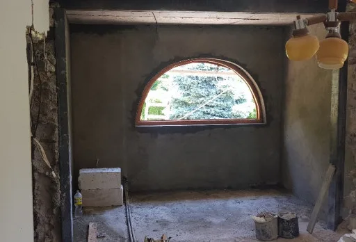 Wiederaufbau und Erweiterung einer Hütte bei Albena