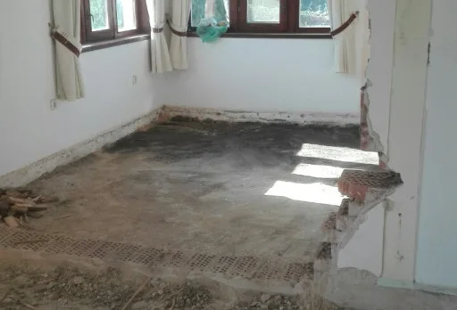 Building and repair works of a house near Albena