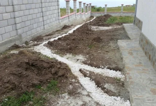Строителство на ограда и дренаж до Каварна