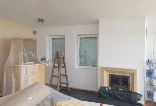 Innenanstrich und Reparaturarbeiten in einer Villa in Balchik