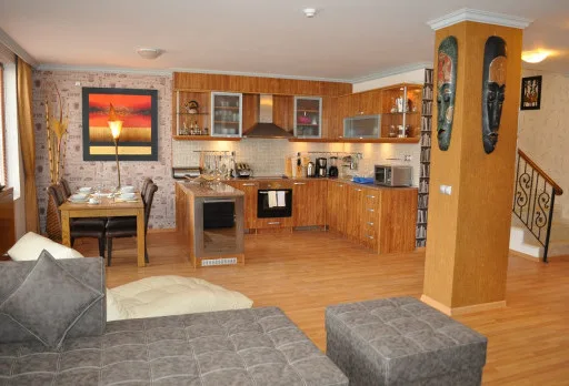 Installation of wallpapers in apartment in Golden sands