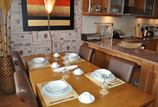 Installation of wallpapers in apartment in Golden sands