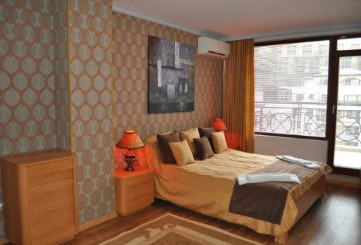 Installation of wallpapers in apartment in Golden sands