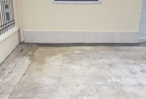 Patio and garage entrance tiling in a villa near Balchik