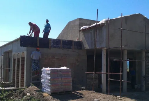 Building a house in Balchik, Rogachevo village